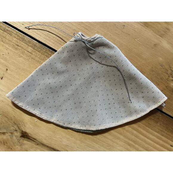 Vintage Barbie Tulle sparkle lined Skirt with matching neck scarf. Tan/Green - Picture 2 of 6